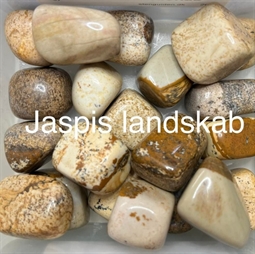 Stjernetegn og lykkesten - Jaspis landskab - Spirituelle sten